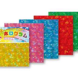 HOLOGRAM ORIGAMI 5COLOR 5P "TOYO" 15X15CM