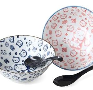 ONEGAI NEKO 6.3 RAMEN DON PAIR 19.8X7.6CM