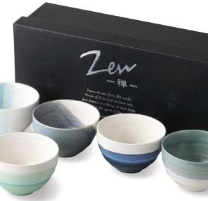 LAGOON BLUE BOWL SET 5P 10.5X7CM