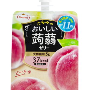 OISHII KONNYAKU JELLY PEACH POUCH "TARAMI" 150G