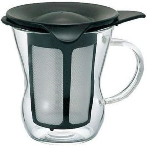ONE CUP TEA MAKER BLACK "HARIO" OTM-1B 200ML