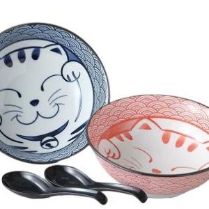 SEIGAIHA NEKO RAMEN DON 6.3 19.8X7.6CM