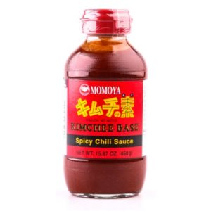 KIMUCHI NO MOTO SPICY CHILI SAUCE "MOMOYA" 450G