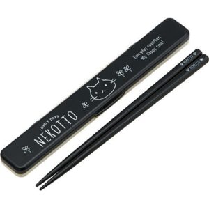 HASHI HASHIBAKO SET NEKOTTO "SKATER" ABC3AG 18CM