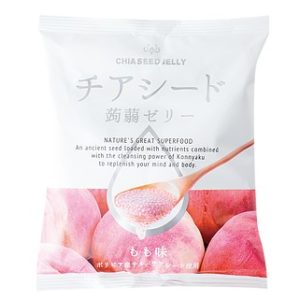 CHIASEED JELLY PEACH 10P "WAKASHOU" 165G