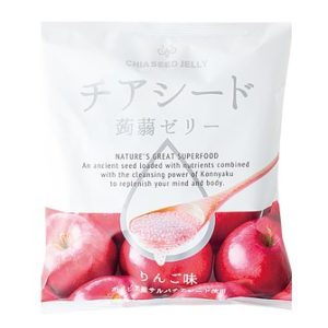 CHIASEED JELLY RINGO 10P "WAKASHOU" 165G