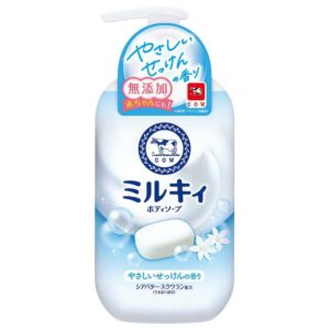 MILKY BODY SOAP YAS.SEKKEN KAORI POMP "COW" 550ML