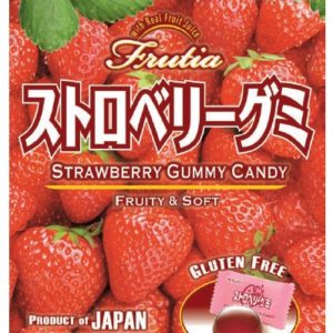 FRUTIA STRAWBERRY GUMMY CANDY "KASUGAI" 102G