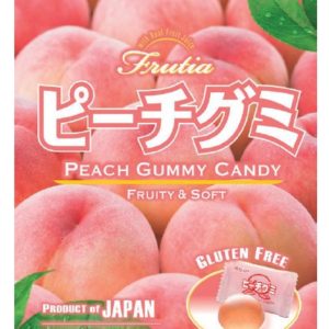 FRUTIA PEACH GUMMY CANDY "KASUGAI" 107G