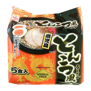 AF TONKOTSUFU KAGOSHIMA RAMEN 5P "HIGASHI" 392.5G