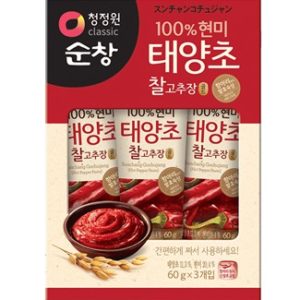 GOCHUJANG SUNCHANG HOT PEP.PASTE 3P"DAESANG" 180G