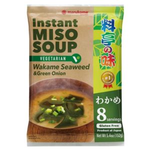INSTANT MISO SOUP VEG. WAKAME 8P "MARUKOME" 152G