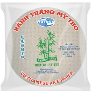 RICE PAPER ROUND 16CM "BAMBOOTREE" 340G