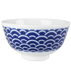 CHAWAN CHUHIRA SEIGAIHA 10.7X5.5CM