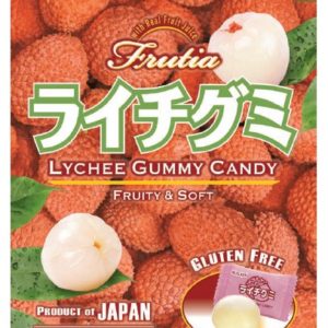 FRUTIA LYCHEE GUMMY CANDY "KASUGAI" 102G