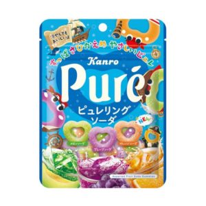 PURE RING SODA ASSORTED GUMMIES "KANRO" 63G