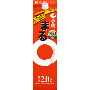 SAKE PACK MARU 13.5% "HAKUTSURU" 2L