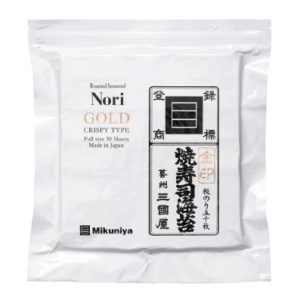 YAKINORI GOLD CRISPY 50P "MIKUNIYA" 150G