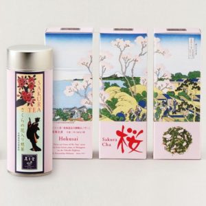 SAKURA NO HANA IRI SENCHA HOKUSAI FUJI "JUGETSUDO" 40G