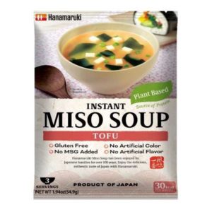 INSTANT MISO SOUP TOFU VEGAN 3P "HANAMARUKI" 54.9G