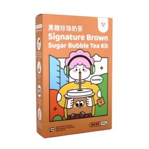 BUBBLE TEA KIT BROWN SUGAR 3P "TOKIMEKI" 255G