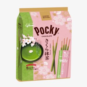 POCKY SAKURA MACCHA 8PACKS "GLICO" 101.6G