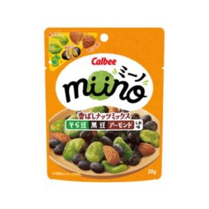 MIINO MIX SORAMAME KUROMAME ALMOND SHIO „CALBEE“ 28G
