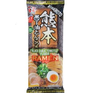 KUMAMOTO BLACK GARLIC TONK. FU RAMEN 2P "ITSUKI" 176G