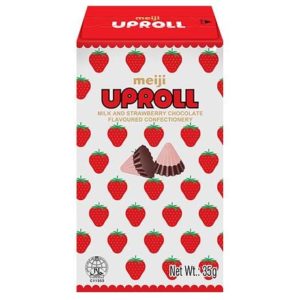 UPROLL APOLLO MILK & STRAWBERRY CHOCO "MEIJI" 40G