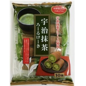ROLL CAKE UJI MATCHA 10P "YAMAUCHI" 140G
