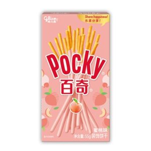 POCKY PEACH CREAM "GLICO" 55G