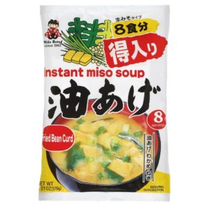 INSTANT MISO SOUP FRIED BEAN CURD 8P "MIYASAKA" 156G