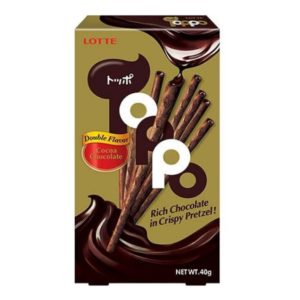 TOPPO DOUBLE COCOA CHOCOLATE "LOTTE" 40G