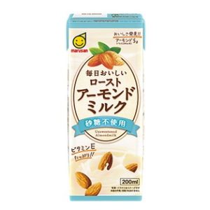 MAINICHI ROAST ALMOND MILK NON SUGAR "MARUSANAI" 200ML