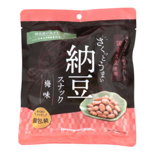 SAKUTTO UMAI NATTO SNACK UME AJI "YAMADA" 42G