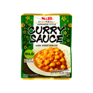 CURRY SAUCE VEGETABLES MILD "SB" 210G