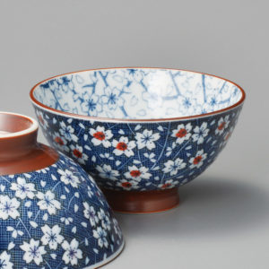 CHAWAN OHIRA HASUI EDAZAKURA 12.3X6.7CM