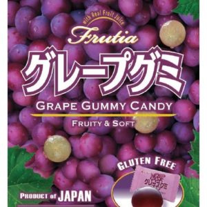 FRUTIA GRAPE GUMMY CANDY "KASUGAI" 107G