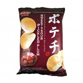POTECHI SWEET&SOUR PLUM CHIPS "KOIKEYA" 100G