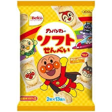 ANPANMAN SOFT SENBEI 13PACKSX2P "BEFCO" 65G
