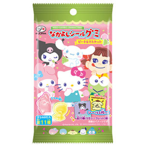 PEKO&SANRIO SEAL GUMI PEACH MUSCAT 6P "FUJIYA" 19G