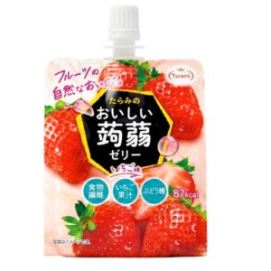 OISHII KONJAC JELLY STRAWBERRY POUCH "TARAMI" 150G