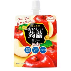 OISHII KONJAC JELLY APPLE POUCH "TARAMI" 150G