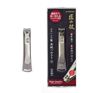 STAINLESS PREMIUM NAIL CLIPPERS S "GREENBELL" G-1113