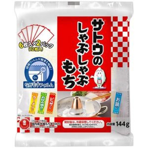 SHABUSHABU MOCHI SLICE 2X6P "SATO" 144G