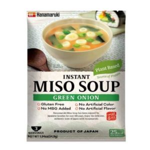 INSTANT MISO SOUP GR.ONION VEGAN 3P"HANAMARUKI"54.9G