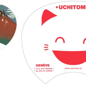 UCHIWA CHA CYCLE UCHITOMI 335X237MM