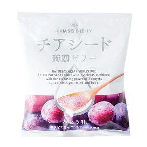 CHIASEED JELLY GRAPE 10P "WAKASHOU" 165G