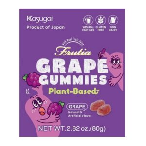 FRUTIA GRAPE GUMMIES PLANT-BASED "KASUGAI" 80G