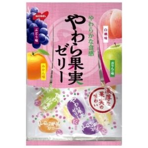 YAWARAKA KAJITSU JELLY FRUITS ASSORT "NOBEL" 230G